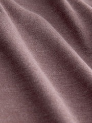 Mocha Brown Jersey Night Shirt - Image 3 of 3