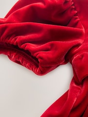 Red Velvet Frill Party Dress (3mths-8yrs) - Image 10 of 10