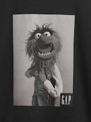 Gap Black Animal Disney The Muppets Graphic T-Shirt - Image 5 of 5