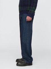 Gap Dark Indigo Blue Loose Fit Baggy Jeans - Image 3 of 5