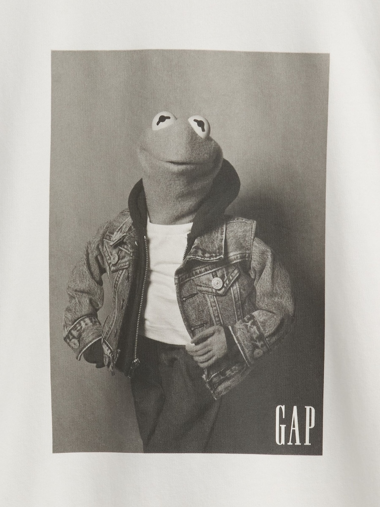 Gap White Disney The Muppets Graphic T-Shirt - Image 5 of 5