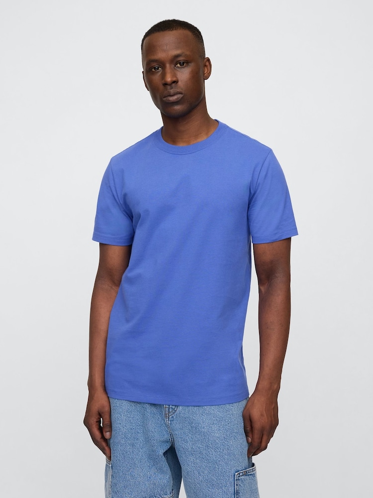 Azul - Camiseta de cuello redondo de 100 % algodón de Gap Everyday - Imagen 1 de 5 Azul - Camiseta de cuello redondo de 100 % algodón de Gap Everyday - Imagen 1 de 5