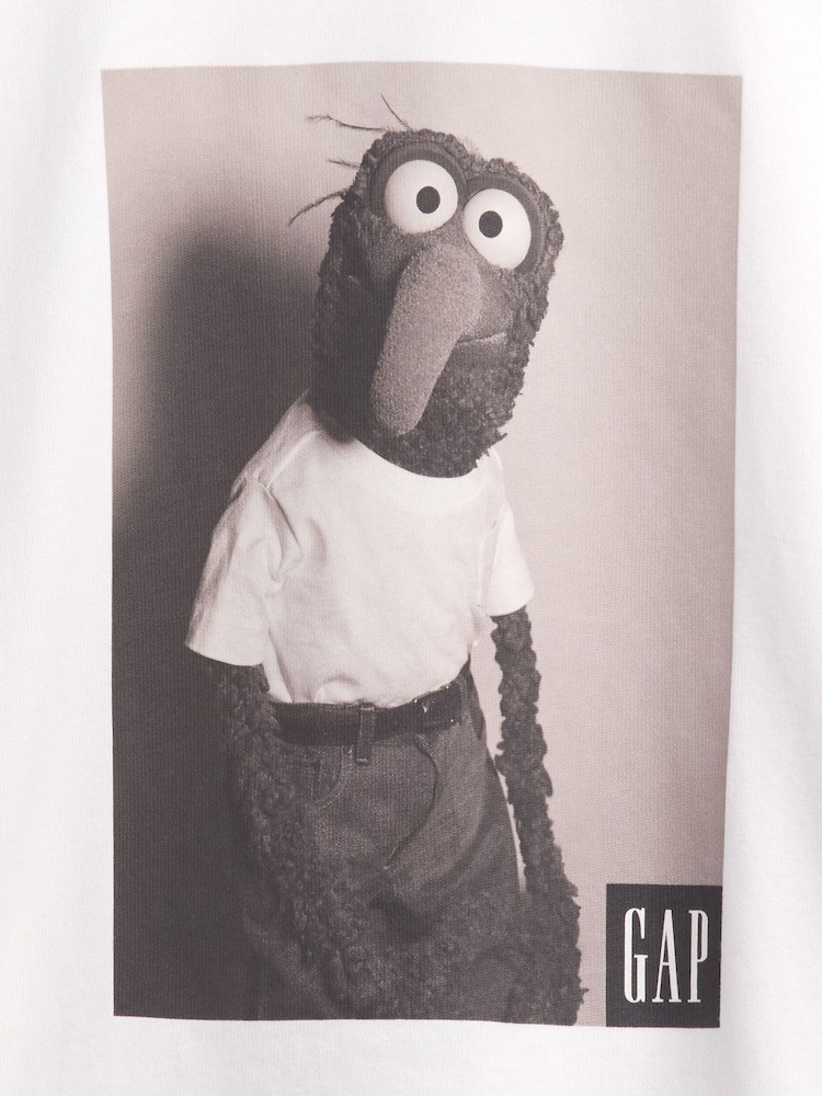 Gap White Gonzo Disney The Muppets Graphic T-Shirt - Image 5 of 5 Gap White Gonzo Disney The Muppets Graphic T-Shirt - Image 5 of 5