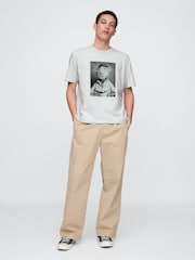 Gap Grey Fozzie Bear Disney The Muppets Graphic T-Shirt - Image 3 of 5