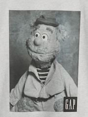 Gap Grey Fozzie Bear Disney The Muppets Graphic T-Shirt - Image 5 of 5