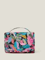 Accessorize Tropical Print Hanging Travel Wash Bag - Image 1 of 2