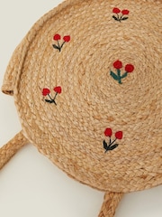 Accessorize Cherry Round Jute torba za čez ramo - Slika 2 iz 2