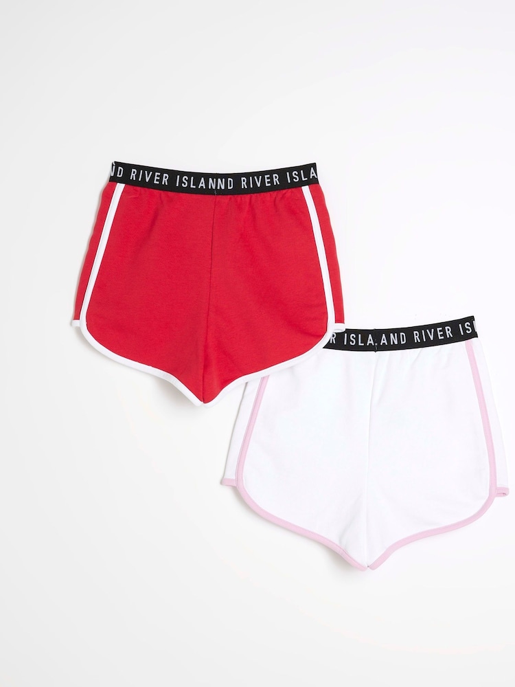 River Island Girls Runner Shorts 2 Pack - Bild 2 von 4