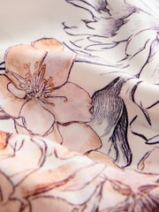Pink Floral Lightweight Dressing Gown - Image 4 of 11
