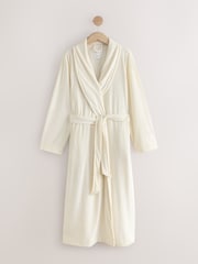 Cream Long Corded Robe - Image 1 of 3