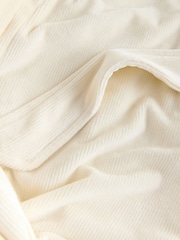 Cream Long Corded Robe - Image 3 of 3