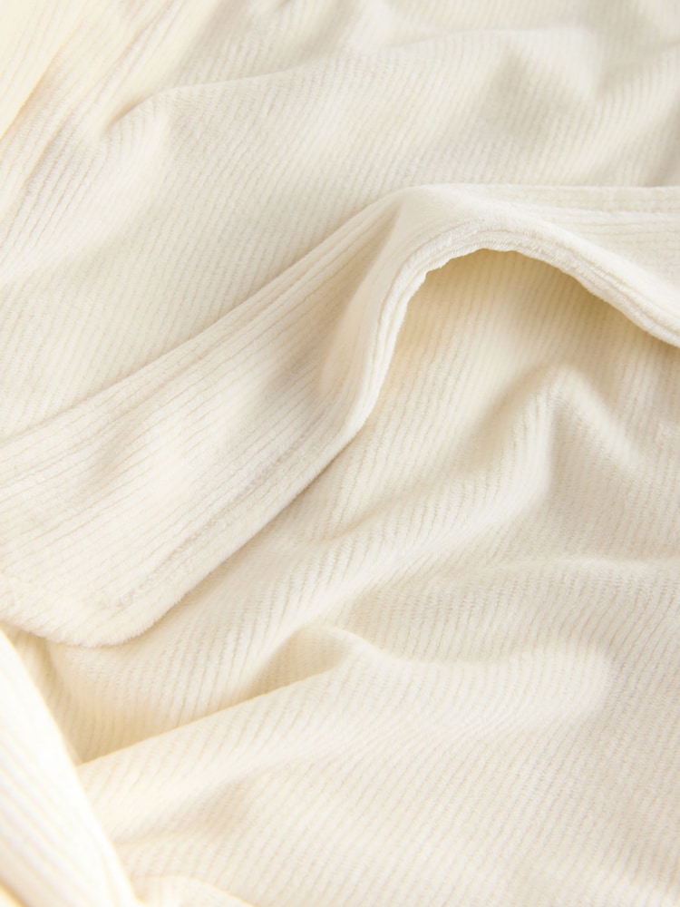 Cream Long Corded Robe - Image 3 of 3