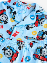 Brand Threads Blue Thomas The Tank Engine Short 100% Cotton Pyjamas Set - Image 3 of 4