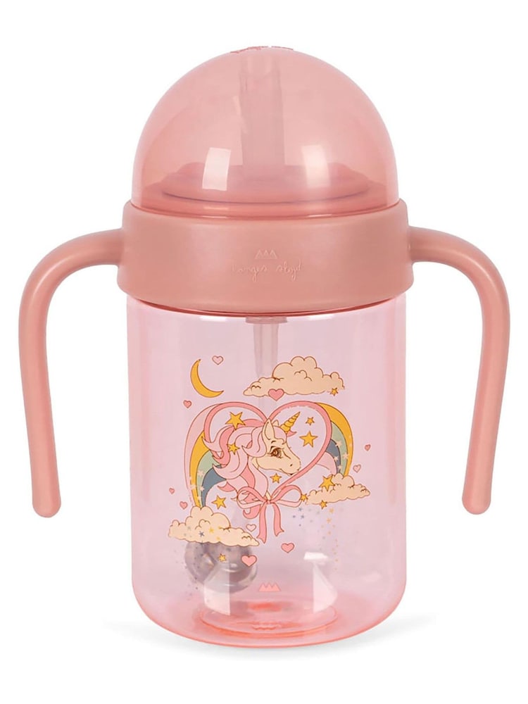 Konges Sløjd Pink Water Bottle With Handle - Image 1 of 2