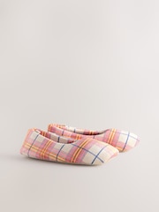 Orange Check - Plush Ballet Slippers - Imagem 2 de 6