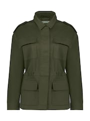 Baukjen Green Mattie Cotton Cargo Jacket - Image 5 of 5