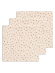 Konges Sløjd Natural Muslin 100% Organic Cotton Cloths 3 Pack - Image 1 of 1