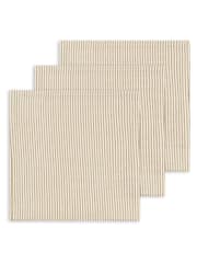 Konges Sløjd Brown Muslin 100% Organic Cotton Cloths 3 Pack - Image 1 of 1