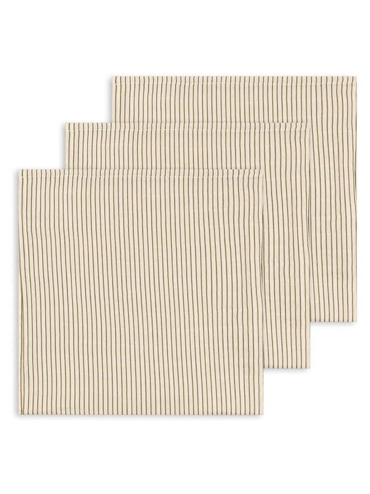 Konges Sløjd Brown Muslin 100% Organic Cotton Cloths 3 Pack - Image 1 of 1