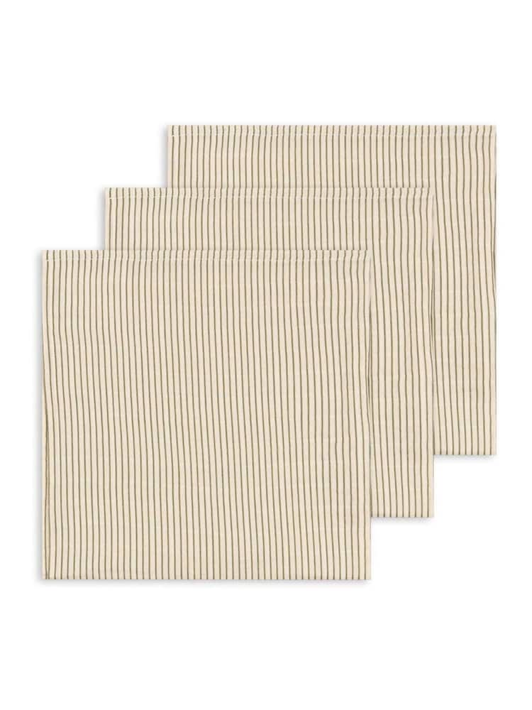 Konges Sløjd Brown Muslin 100% Organic Cotton Cloths 3 Pack - Image 1 of 3 Konges Sløjd Brown Muslin 100% Organic Cotton Cloths 3 Pack - Image 1 of 3