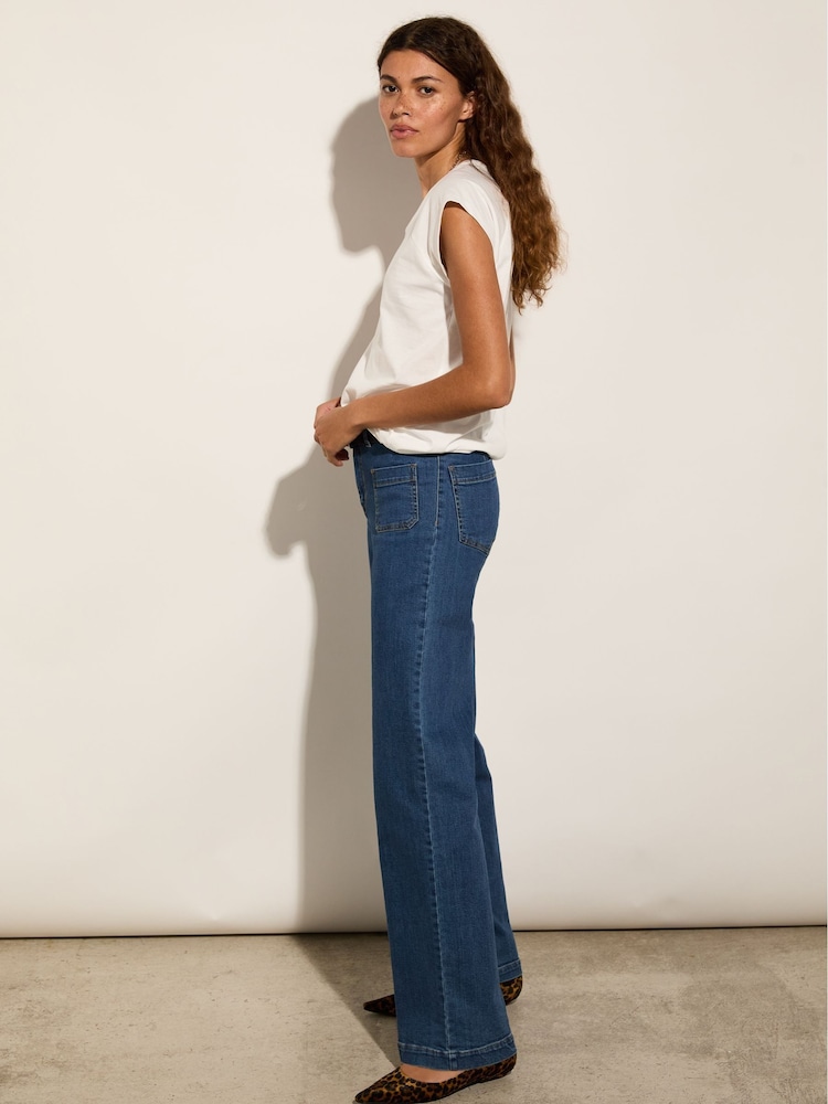 Baukjen Blue Robyn Cotton Stretch Jeans - Image 2 of 5