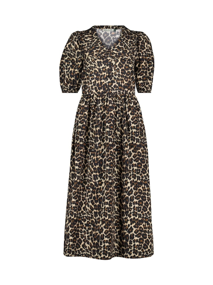 Vestido a media pierna de algodón con estampado animal Imogen de Baukjen - Imagen 5 de 5 Vestido a media pierna de algodón con estampado animal Imogen de Baukjen - Imagen 5 de 5