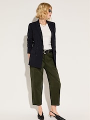 Baukjen Green Amelia Barrel Leg Cargo Trousers - Image 2 of 4