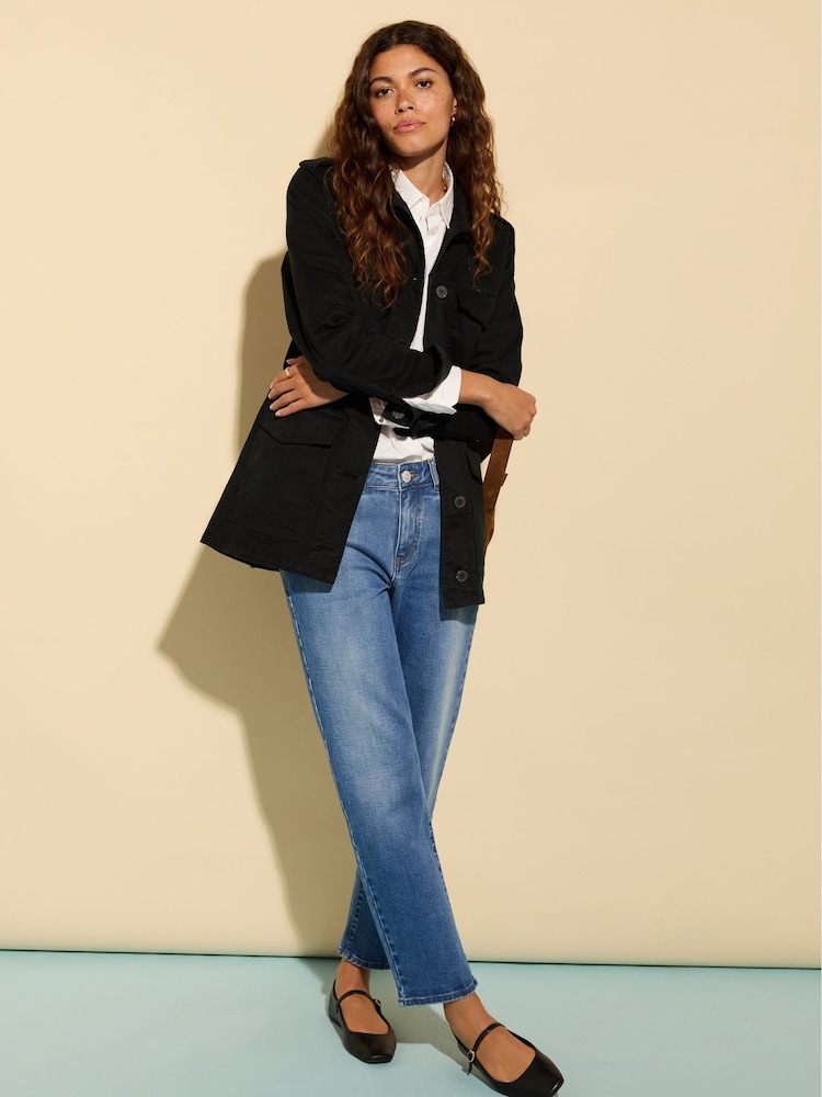 Baukjen Boyfriend Blue Eda Cotton Stretch Jeans - Image 3 of 6