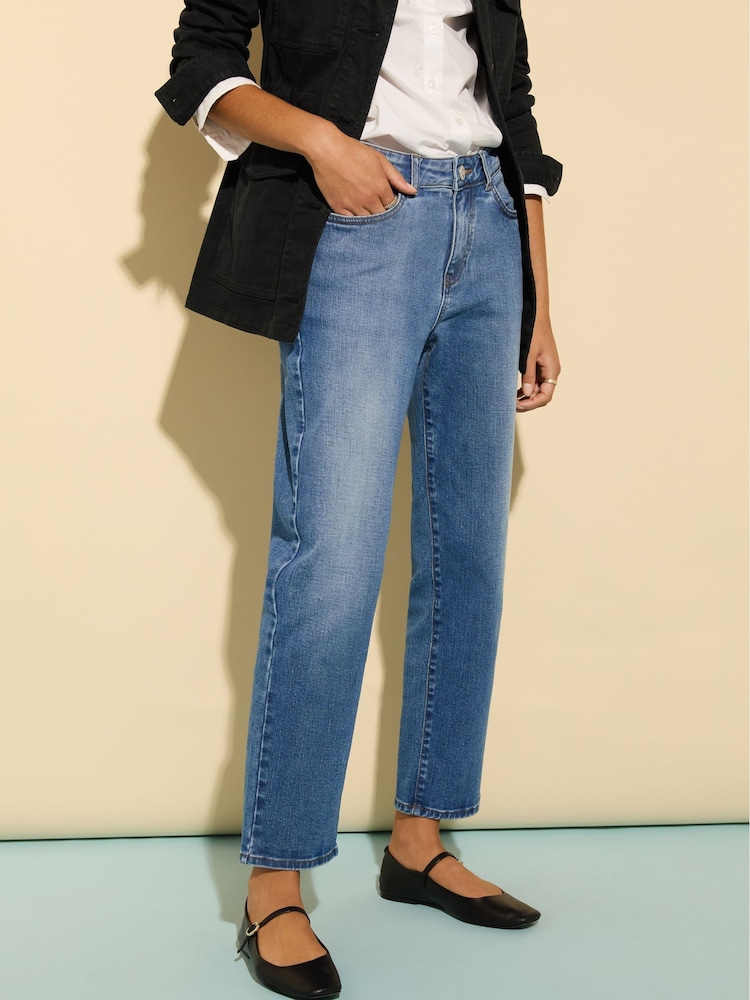 Baukjen Boyfriend Blue Eda Cotton Stretch Jeans - Image 4 of 6