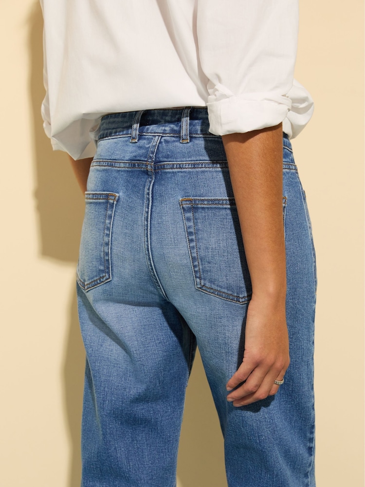 Baukjen Boyfriend Blue Eda Cotton Stretch Jeans - Image 5 of 6