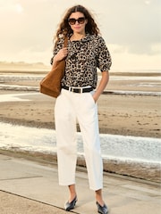 Baukjen Courtney 100% Cotton Collar Brown Shirts - Image 2 of 5
