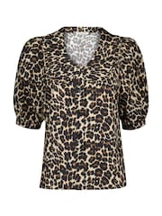 Baukjen Courtney 100% Cotton Collar Brown Shirts - Image 5 of 5