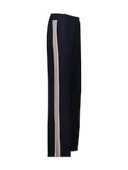 Baukjen Blue Marjorie Side Stripe Ponte Trousers - Image 5 of 5