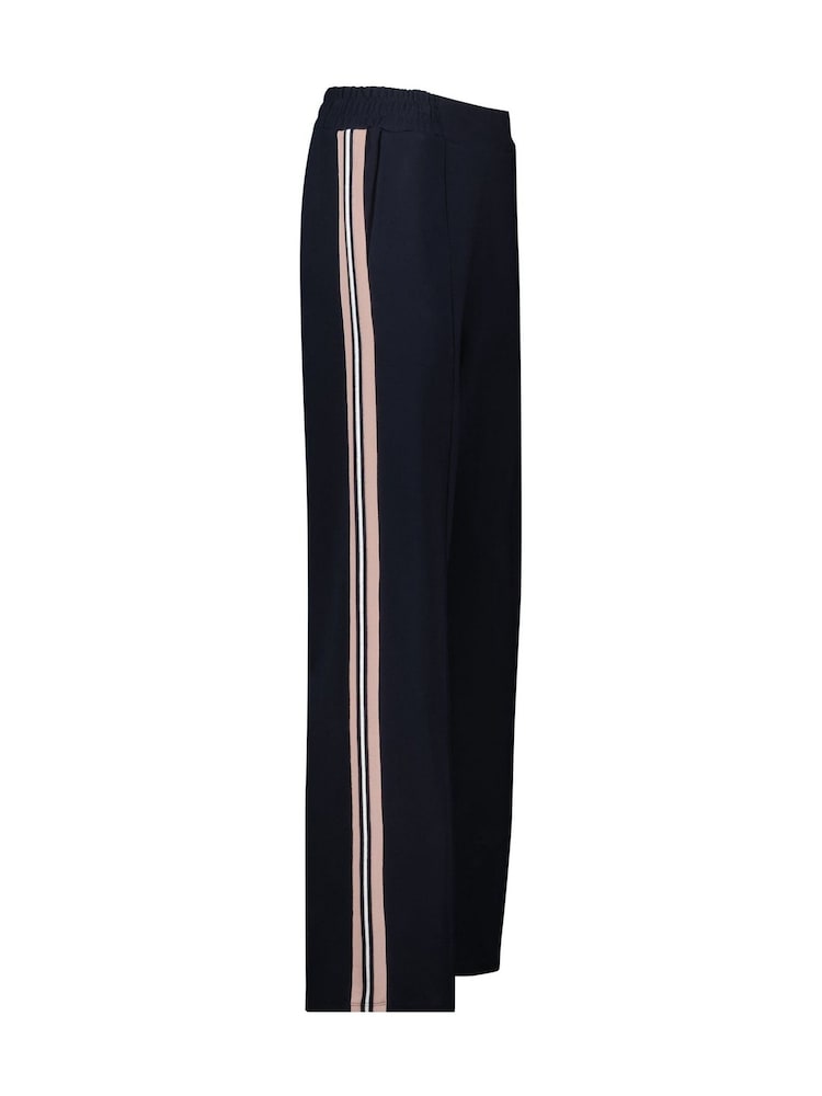 Baukjen Blue Marjorie Side Stripe Ponte Trousers - Image 5 of 5