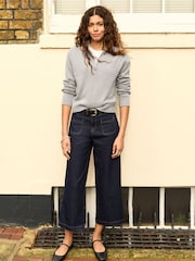 Baukjen Blue Jena Wide Crop Jeans - Image 2 of 5