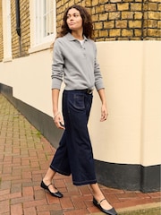 Baukjen Blue Jena Wide Crop Jeans - Image 4 of 5