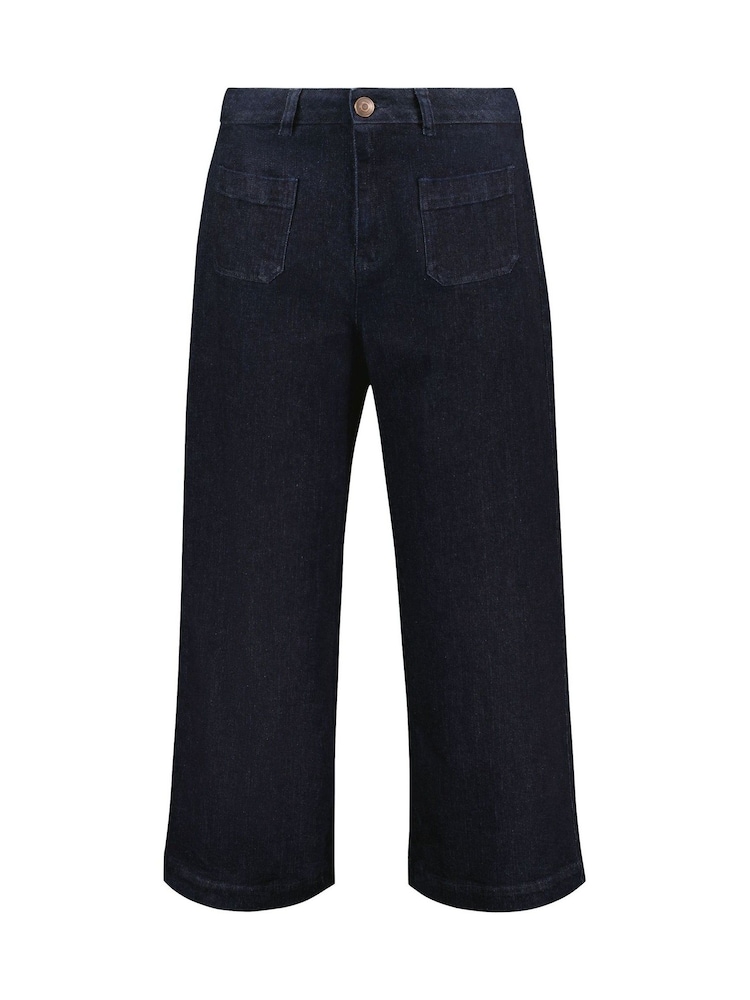 Baukjen Blue Jena Wide Crop Jeans - Image 5 of 5
