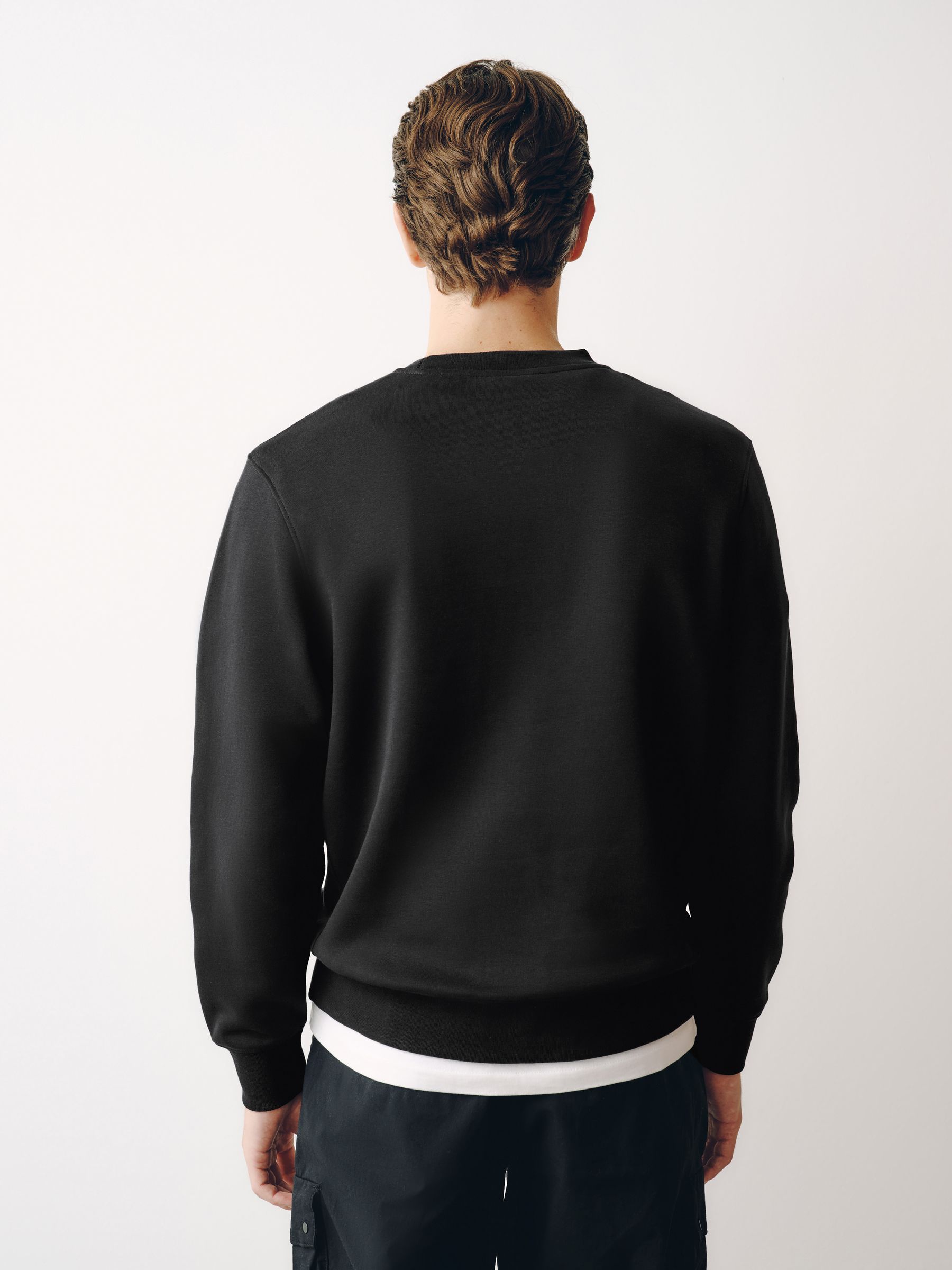 Buy Black Regular Fit Crew Neck Sweatshirt from Next South Africa