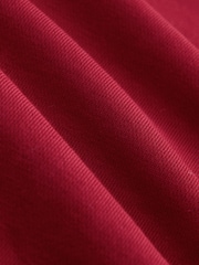 Red Polo Neck Cotton Rich Jersey Sweatshirt - Image 2 of 3