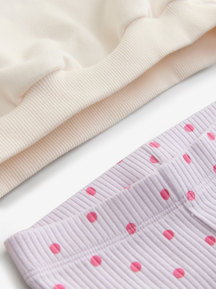 Cath Kidston Cream Sweatshirt & Leggings Set (3mths-7yrs) - Image 11 of 11