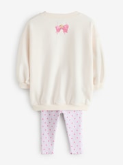 Cath Kidston Cream Sweatshirt & Leggings Set (3mths-7yrs) - Image 9 of 11