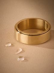 DCK Mens Stainless Steel Spinner Ring - Image 3 of 4