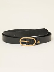 FatFace Black Bee Stud Belt - Image 1 of 2
