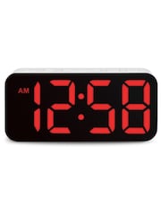 Acctim Clocks White Ramone LED Colour Change Alarm Clock - Image 12 of 16