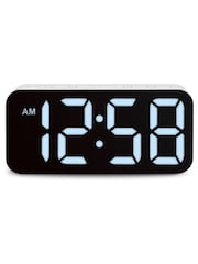 Acctim Clocks White Ramone LED Colour Change Alarm Clock - Image 14 of 16