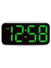 Acctim Clocks White Ramone LED Colour Change Alarm Clock - Image 15 of 16