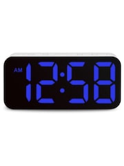 Acctim Clocks White Ramone LED Colour Change Alarm Clock - Image 9 of 16