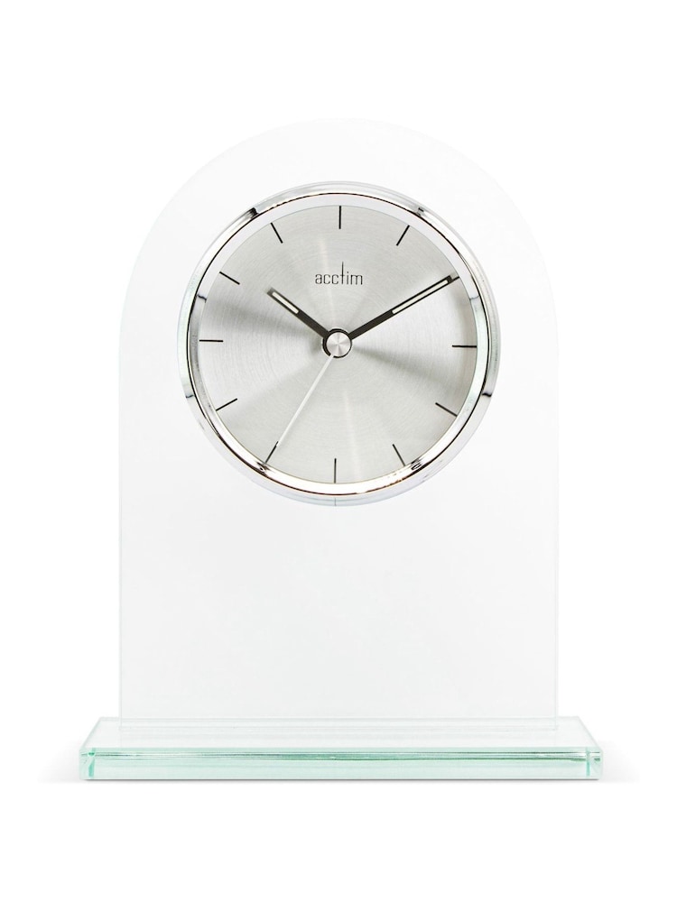 Acctim Clocks Glass Ledburn Mantel Clock - Image 1 of 6