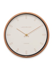 Brookpace Lascelles Rose Gold Firecrest Wall Clock - Image 1 of 3