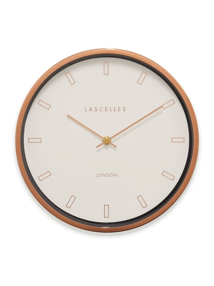 Brookpace Lascelles Rose Gold Firecrest Wall Clock - Image 1 of 3